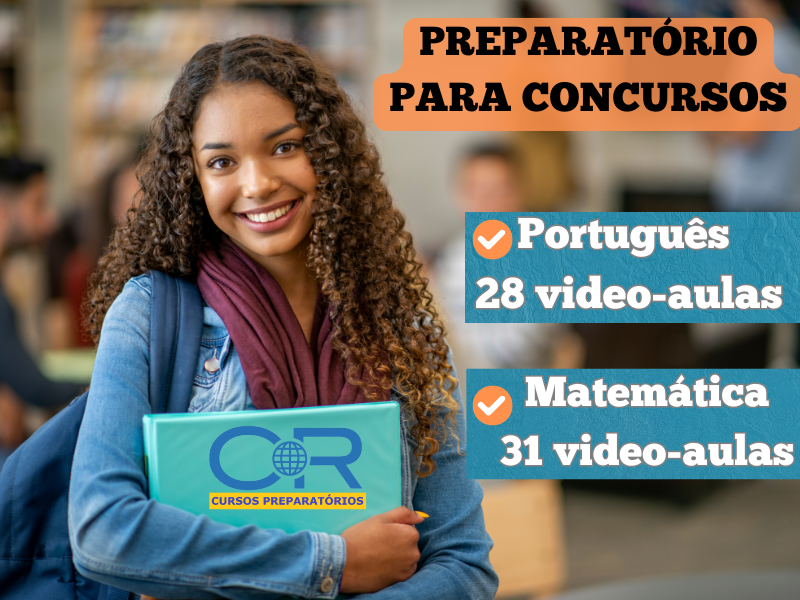 Curso de Portugues e Matématica para Concursos em Geral