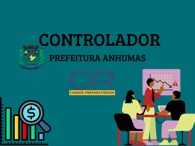 Apostilas para Controlador - Prefeitura de Anhumas